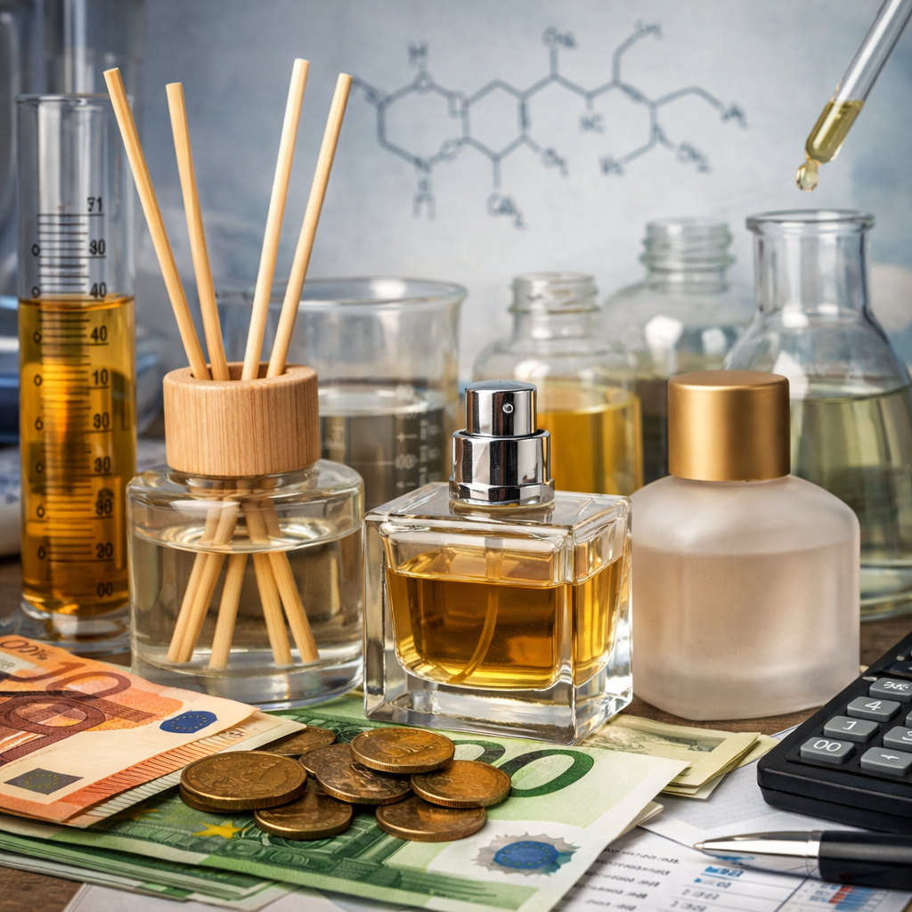 Cuánto cuesta fabricar un perfume o producto de ambientación (y de qué depende)